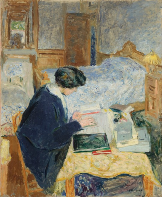 Lucy Hessel Reading from Edouard Vuillard