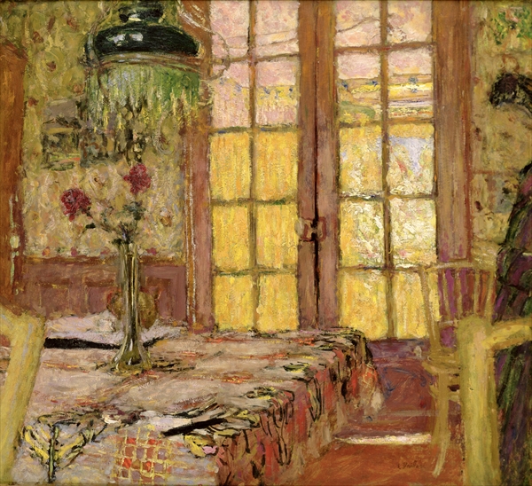 Madame Vuillard in the Dining Room, 1919-25 (oil on board)  from Edouard Vuillard