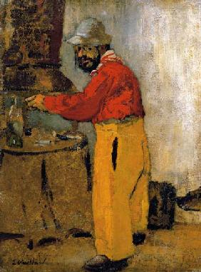 Henri de Toulouse-Lautrec at Villeneuve sur Yonne, 1898 (oil on canvas) 
