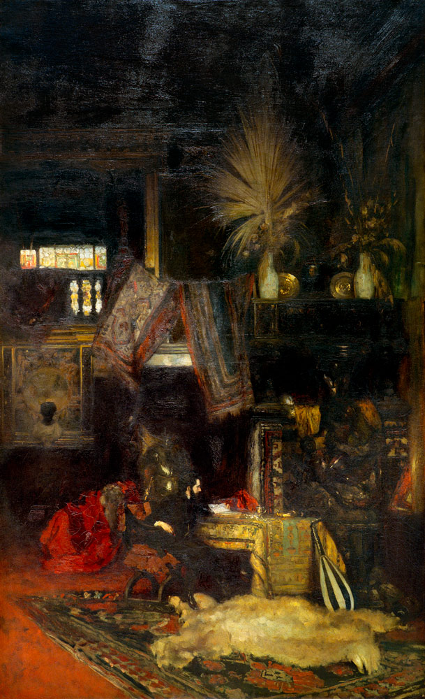 Hans Makart in seinem Atelier from Eduard Charlemont