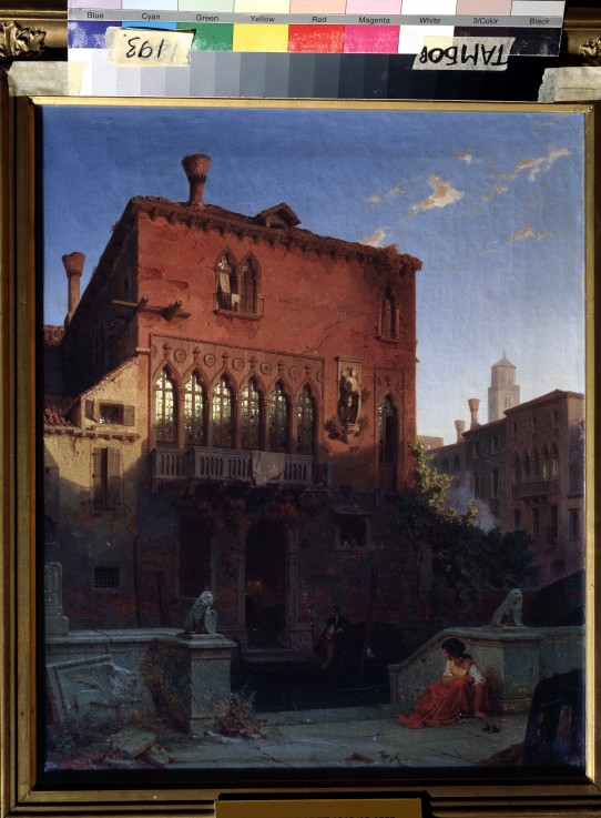 The House of Othello, the Moore in Venice from Eduard Gerhardt