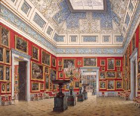 Interiors of the New Hermitage. The Room of Flemish painting