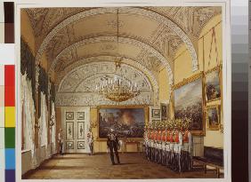 Interiors of the Winter Palace. The Guardroom