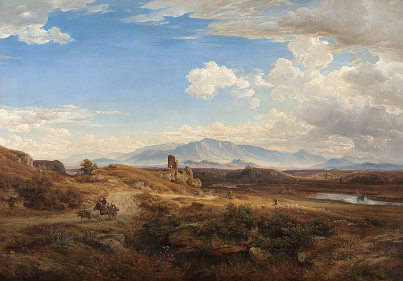 Campagna-Landschaft bei Torre del Quinto from Eduard Wilhelm Pose