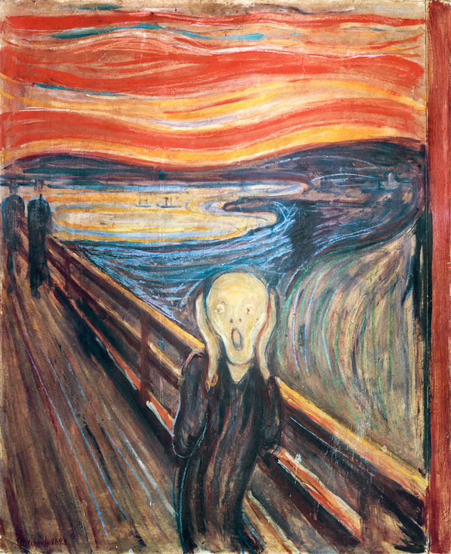 The Scream, National Gallery of Oslo from Edvard Munch