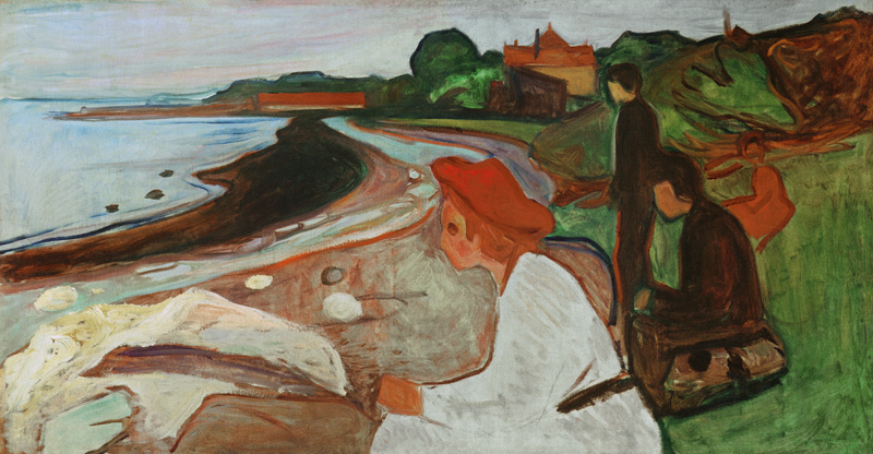 Seaside youth from Edvard Munch