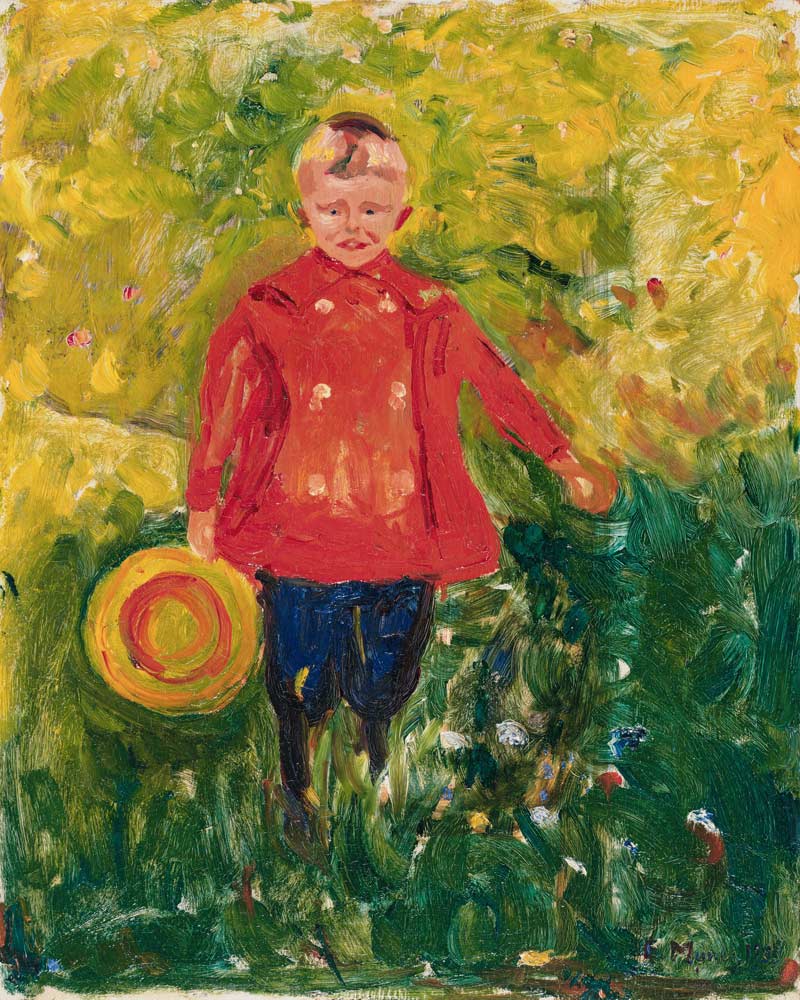 Boy  with Jacket (Lothar Linde) from Edvard Munch