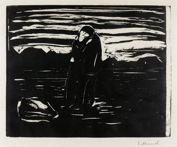 Kiss in the Field from Edvard Munch