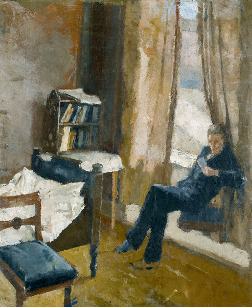Andreas Reading from Edvard Munch