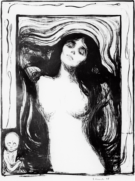 Madonna - Edvard Munch as art or hand painted oil.