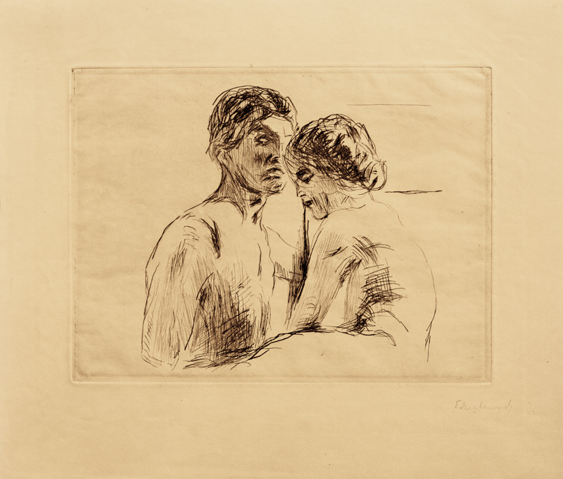 Mann und Frau from Edvard Munch