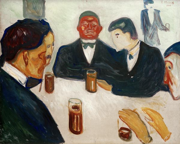 Men Drinking from Edvard Munch
