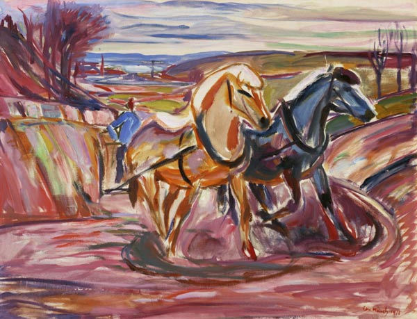 Munch, Horses from Edvard Munch