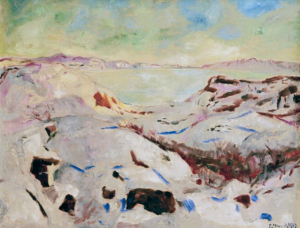Winter in Kragerö from Edvard Munch