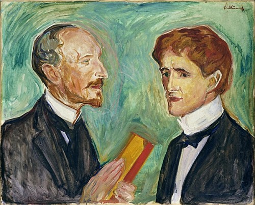 Albert Kollmann (1857-1915) and Sten Drevsen from Edvard Munch