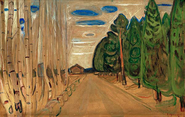 Avenue from Edvard Munch