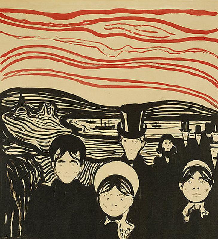 Angstgefühl from Edvard Munch