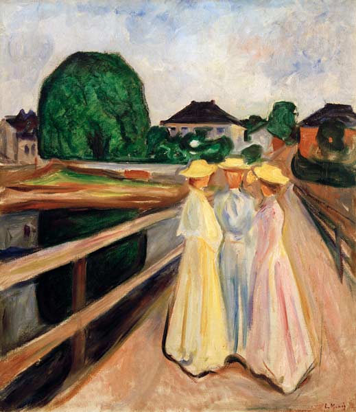 Girls on the pier from Edvard Munch