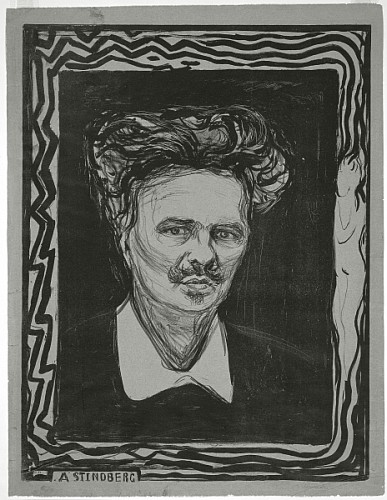 August Strindberg from Edvard Munch