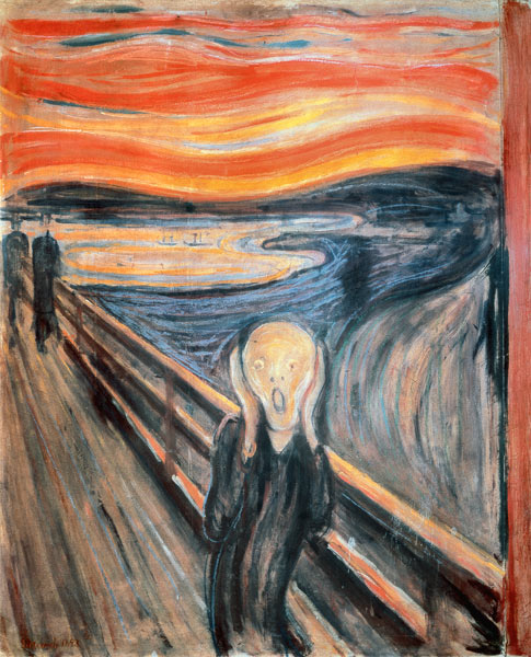 Wonderbaar The Scream (1893) by Edvard Munch as fine art print on ART-PRINTS CB-84