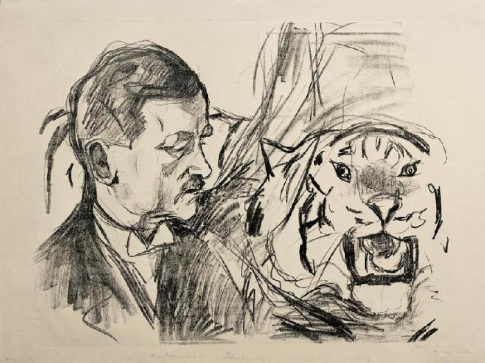 Der Tigerbändiger Richard Sawade from Edvard Munch