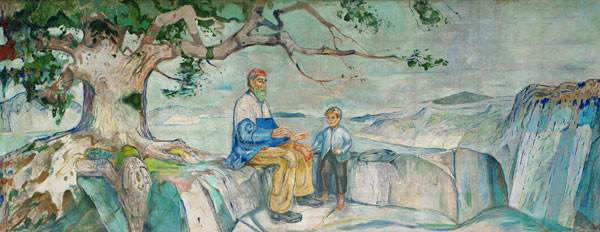The Story, 1911 from Edvard Munch