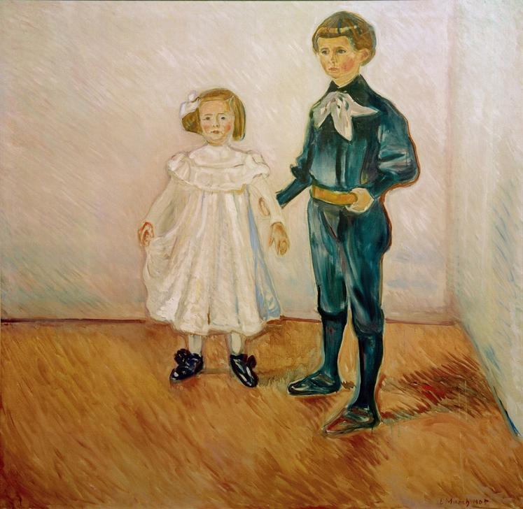 Die Esche-Kinder from Edvard Munch