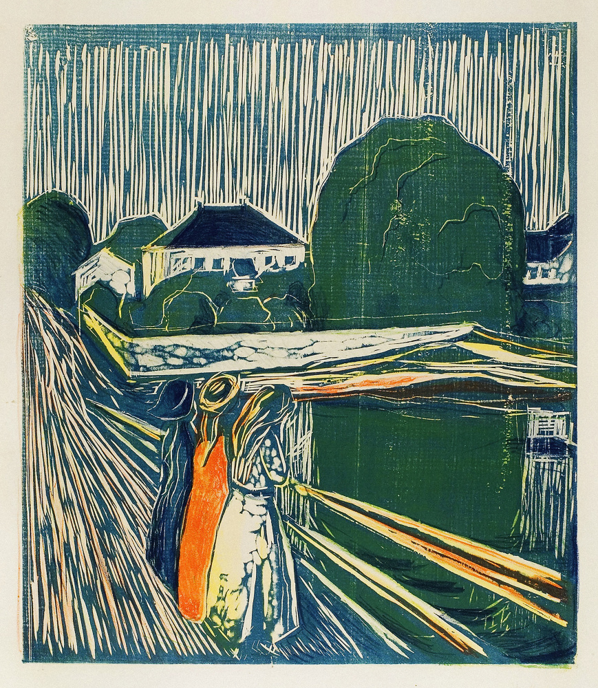 The Girls On The Bridge from Edvard Munch