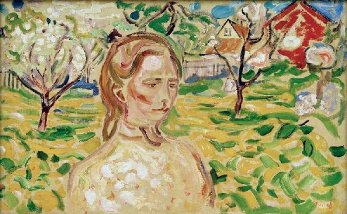 Munch, Woman in a garden from Edvard Munch