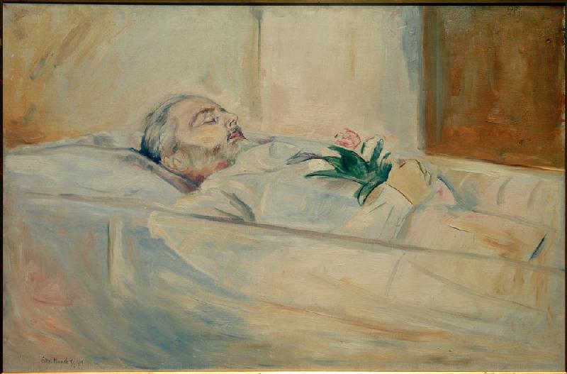 John Hazeland on his Deathbed from Edvard Munch