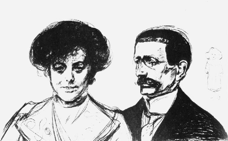 Leistikow and Wife from Edvard Munch