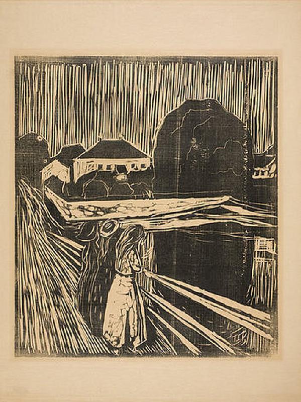 Mädchen auf der Brücke from Edvard Munch