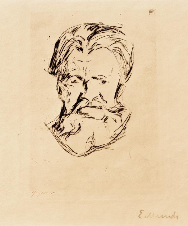 Männerkopf from Edvard Munch