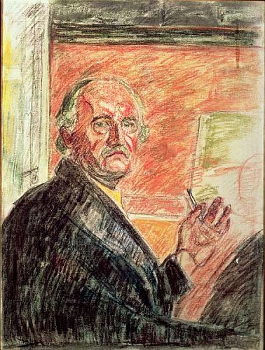 Self Portrait  from Edvard Munch