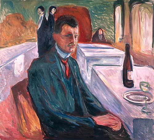 Self Portrait in Weimar from Edvard Munch