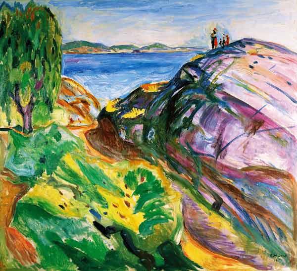 Sommer an der Küste, Krager (Sommer ved kysten) from Edvard Munch