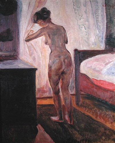 Standing Nude at the Window from Edvard Munch