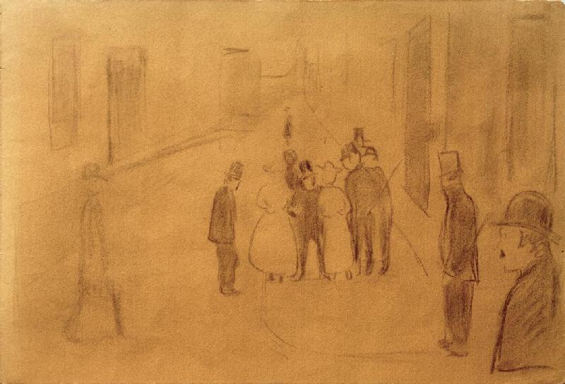 Street Scene from Edvard Munch
