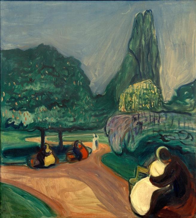 Studenterlunden (Summer Night) from Edvard Munch
