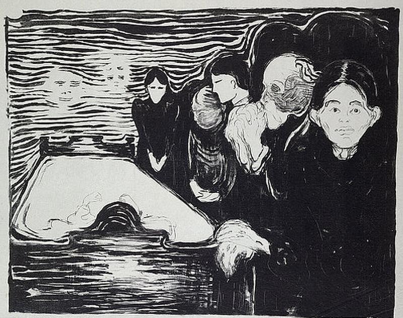 Todeskampf. from Edvard Munch