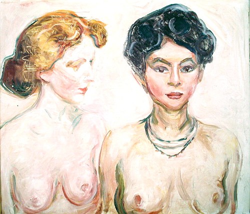 Two Girls  from Edvard Munch