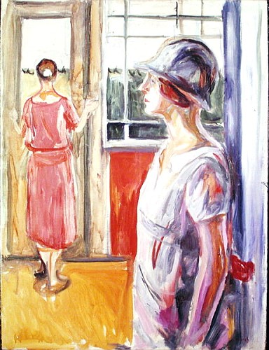 Two Women on a Veranda from Edvard Munch
