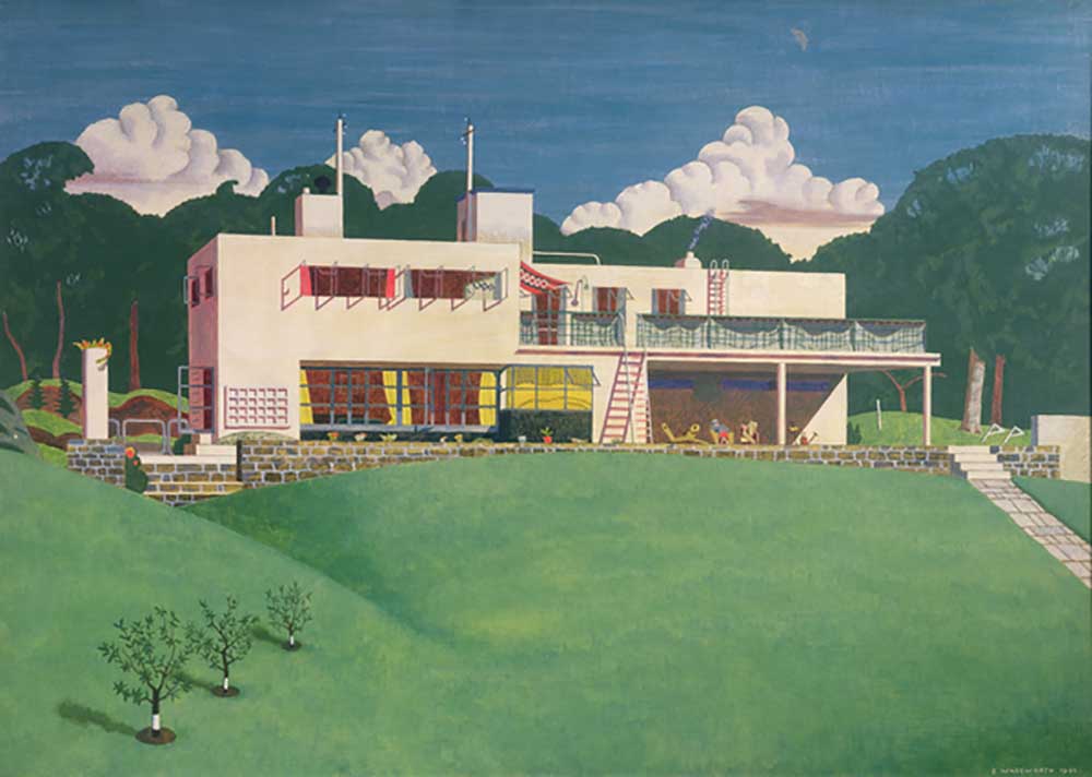 Pen Pits, the country residence of Sir Arthur and Lady Bliss, 1936 from Edward Alexander Wadsworth