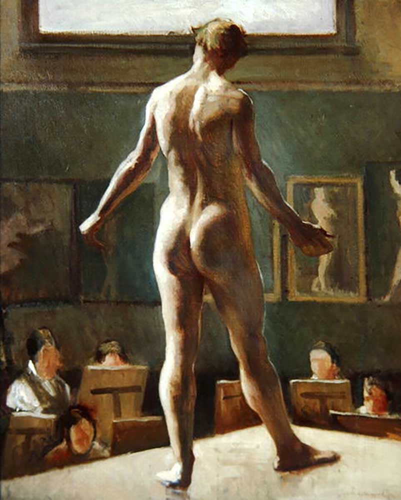 Male Figure Standing, 1911 from Edward Alexander Wadsworth