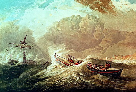 The Lifeboat off Tynemouth Bay from Edward Duncan