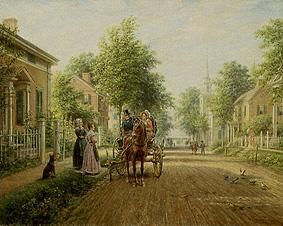 On the way to town. from Edward Lamson Henry