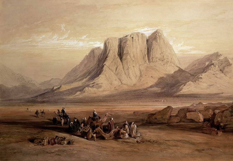 Mount Sinai from Edward Lear