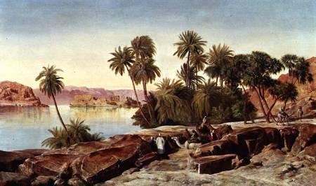 Philae on the Nile from Edward Lear