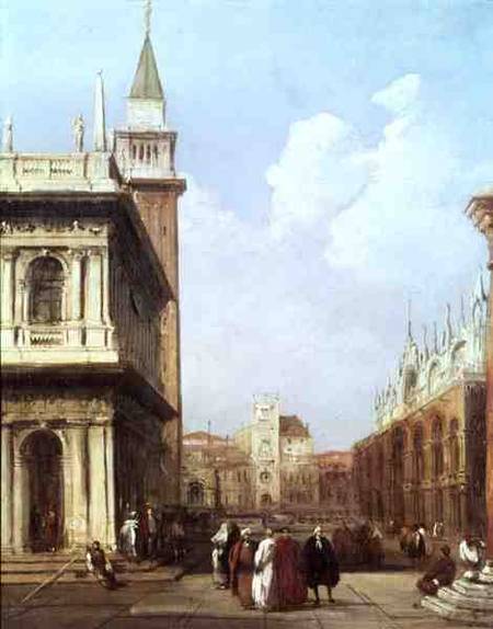 Venice from the Piazzetta looking towards Codussi's Clock Tower from Edward Pritchett