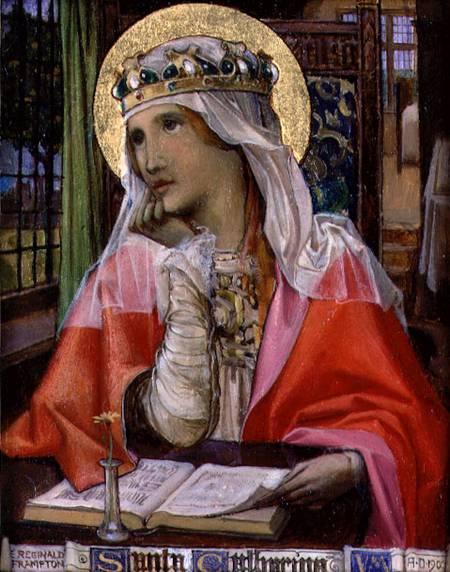 Saint Catherine from Edward Reginald Frampton